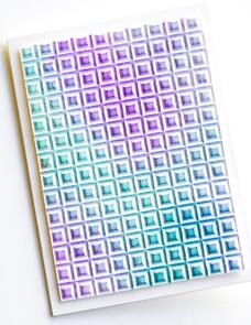 Memory Box Embossing Folder: Geometric Crystals