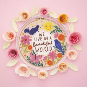 Bothy Threads Sew Happy Embroidery Kit - Beautiful World