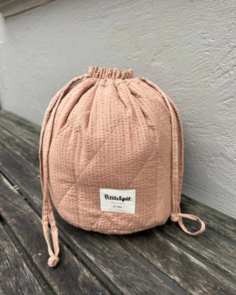 Petite Knit Get Your Knit Together Bag - Praline Seersucker