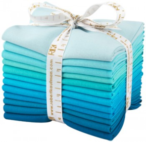 Robert Kaufman Kona Fat Quarters - Pool Party Palette