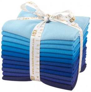 Robert Kaufman Kona Fat Quarters - Sky Gazer Palette