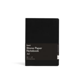 Karst Soft Cover Notebook - Ruled - A5 - Black
