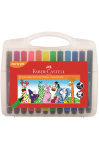 Faber-Castell Jumbo coloured markers - Case of 12