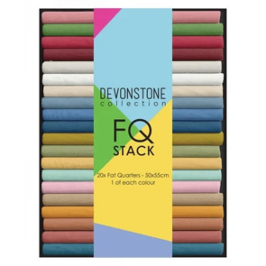 Devonstone fat quarter Stack - 20 Pcs solids bundle