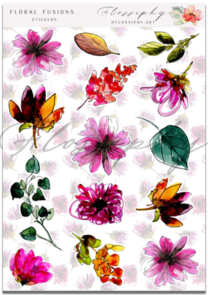 Flossiphy Floral Fusion Stickers