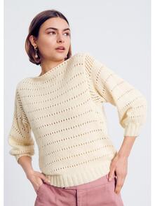 Lana Grossa Pattern / Kit - Ecopuno - Womens Pullover (0198)