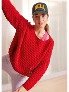 Lana Grossa Pattern / Kit - Ecopuno - Womens Pullover (0210)