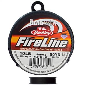 The Beadsmith FireLine Bead Thread - Smoke 10LB 50yd