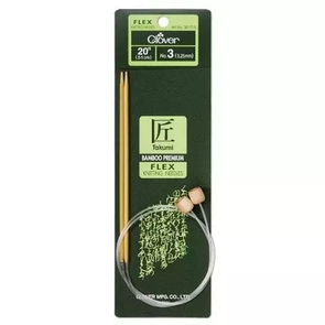 Clover Takumi Flex 20" Knitting Needles (Old Packaging)