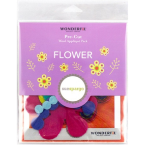 Sue Spargo Pre-Cut Wool Applique Pack - Flower
