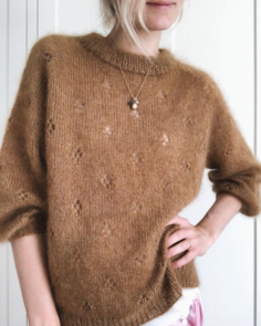 Petite Knit Fortune Sweater - Knitting Pattern / Kit