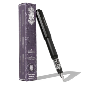 Ferris Wheel Press Fountain Pen Aluminum Carousel Bearrington Black - Medium