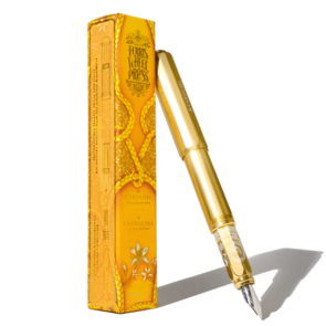 Ferris Wheel Press Fountain Pen Aluminium Carousel Plaited Gold Tress - Medium