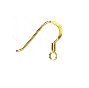 Cousin 14k Plated Gold Elegance Beads & Findings - Fishhook Earrings 6/Pkg