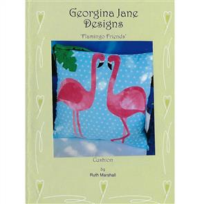 Georgina Jane Designs Flamingo Friends Cushion