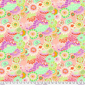 Free Spirit Kaffe Fassett Asian Circles - Pink || August 2023