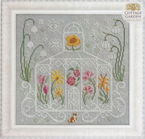 Cottage Garden Samplings Fabulous House Series - #3 Green House Chart