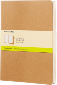 Moleskine Cahier Journals XL Plain Pack 3