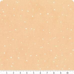 Clothworks  Guess How Much I Love You - Snow Dots - ORANGE