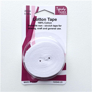 Trendy Trims : Cotton Tape 20mm x 5mtrs