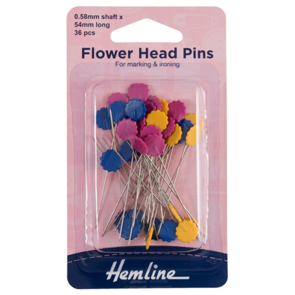 Trendy Trims Flower Head Pins (0.58mm x 54mm) 36/Pkg