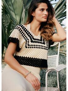 Lana Grossa Pattern / Kit - Ecopuno - Womens Crochet Top (0216)