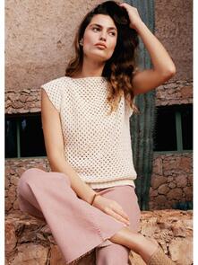 Lana Grossa Pattern / Kit - Ecopuno - Womens Crochet Top (0217)