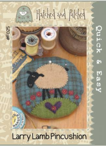 Hatched & Patched Larry the Lamb Pincushion - Pattern
