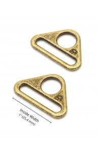 ByAnnie  1" Triangle Ring - Flat, Set Of Two