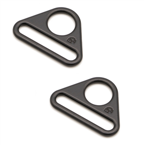 ByAnnie 1-1/2" Triangle Ring - Flat, Set of Two - Black