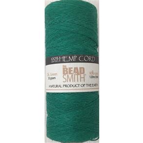 The Beadsmith  Hemp Cord - Dark Green 10lb - 120m