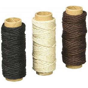 The Beadsmith  Hemp Cord - Black / Brown/ Natural 20lb