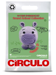 Circulo Amigurumi Kit (Animal Ball) - Hippo
