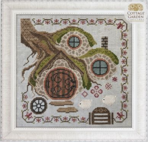 Cottage Garden Samplings Fabulous House Series - #5 Hobbit House Chart