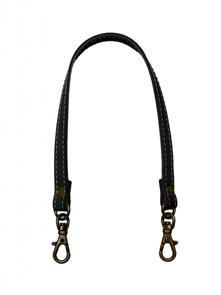 MISC  Leather-Like 12-1/2In Swivel Hook Purse Handle Black