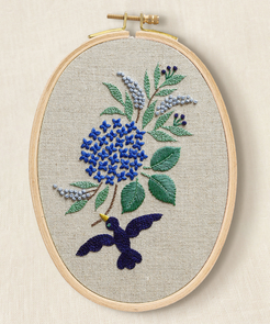 DMC Hydrangea Embroidery Kit