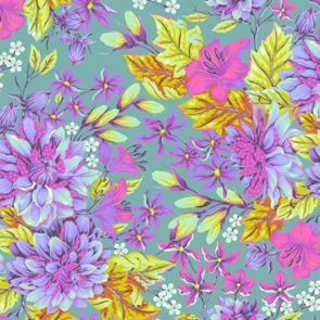 Free Spirit Tula Pink Hello Dahlia Wide - Cosmic