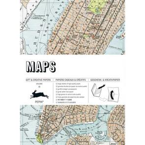 The Pepin Press Gift and Creative Papers Book-Maps