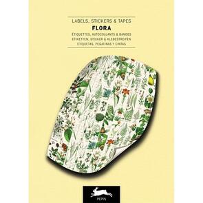 The Pepin Press  Label and Sticker Book-Flora