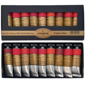 Charvin Extra Fine Oil Colour Red Shades