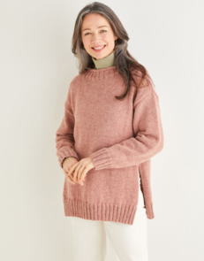 Sirdar 10177 Split Seam Sweater -  Knitting Pattern / Kit