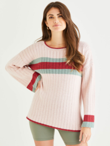 Sirdar 10556 Ribbed Sweater Knitting Pattern / Kit