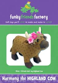 Funky Friends Factory Harmony the Highland Cow