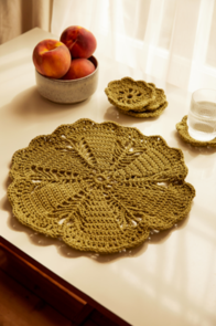 DMC Mindful Making - Inhale Mat & Coasters - Crochet Kit