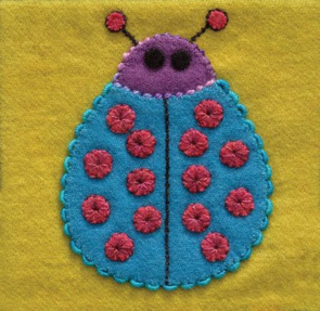Sue Spargo Pre-Cut Wool Applique Pack - Ladybug