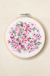 DMC Cherry Blossom by Anna Matvieieva Intermediate Cross Stitch Kit