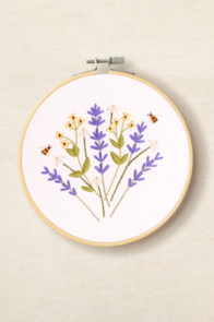 DMC Botanical Wild Flowers by Aurora Menendez Intermediate Embroidery Kit