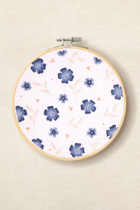 DMC Blue Ditsy Florals by Jenni Davis Intermediate Embroidery Kit