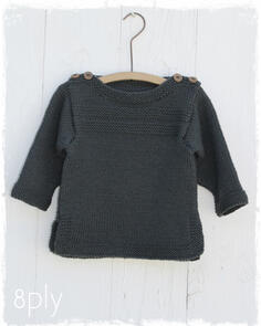 The Kiwi Stitch & Knit Co Vintage Jumper 8ply - Pattern / Kit