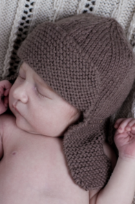 Lisa F Bc02 - Baby Flying Hat - Knitting Pattern / Kit